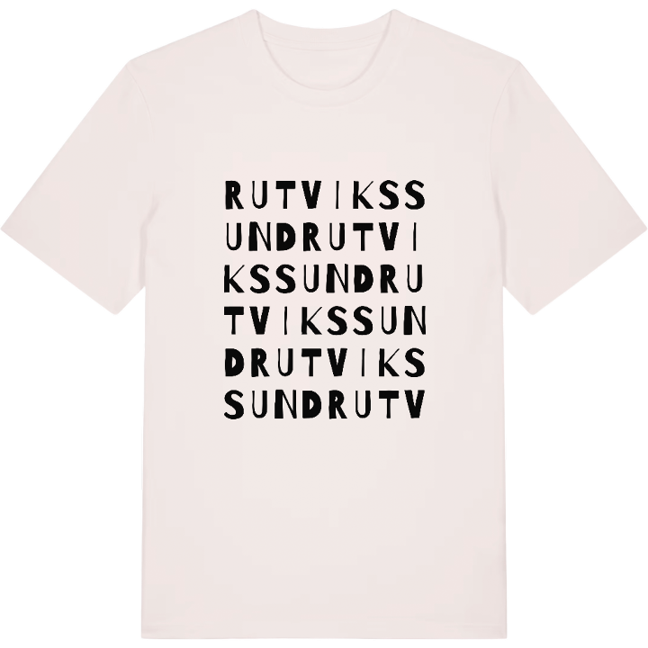 Rutvikssund ordlek t-shirt – t-shirt från PinShirt