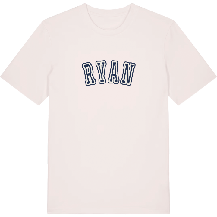Ryan college t-shirt – t-shirt från PinShirt