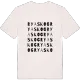Ryaskog ordlek t-shirt