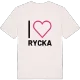 Jag älskar Rycka t-shirt stort tryck
