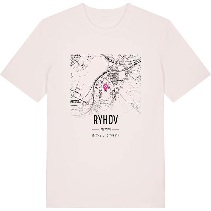 Ryhov karta t-shirt – t-shirt från PinShirt
