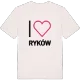 Jag älskar Ryków t-shirt stort tryck