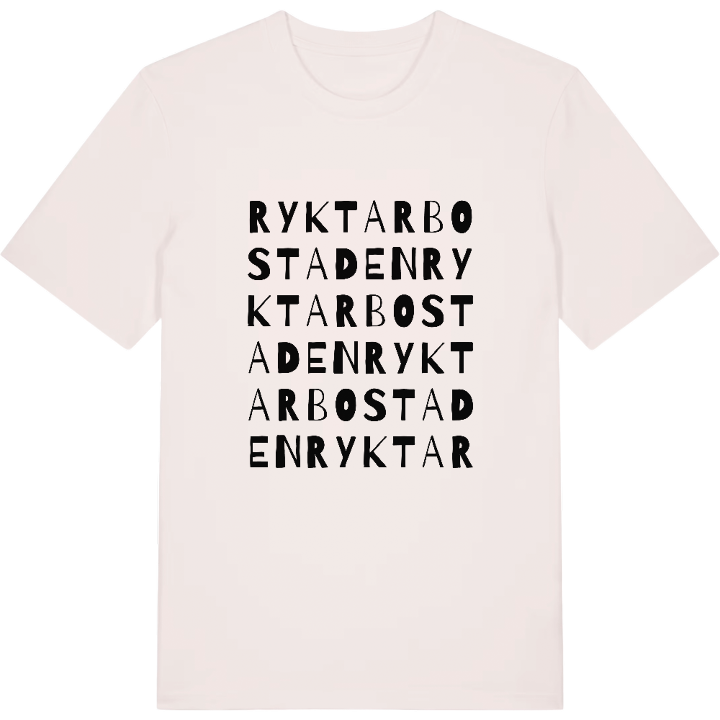 Ryktarbostaden ordlek t-shirt – t-shirt från PinShirt