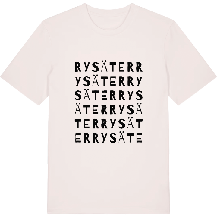 Rysäter ordlek t-shirt – t-shirt från PinShirt
