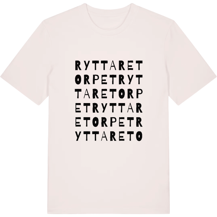 Ryttaretorpet ordlek t-shirt – t-shirt från PinShirt