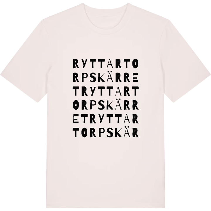 Ryttartorpskärret ordlek t-shirt – t-shirt från PinShirt