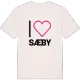 Jag älskar Sæby t-shirt stort tryck