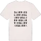 S kurvan ordlek t-shirt