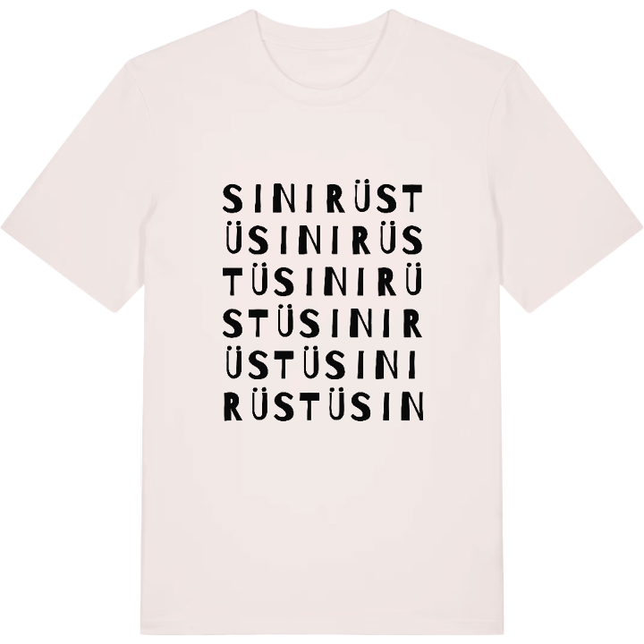 Sınırüstü ordlek t-shirt – t-shirt från PinShirt