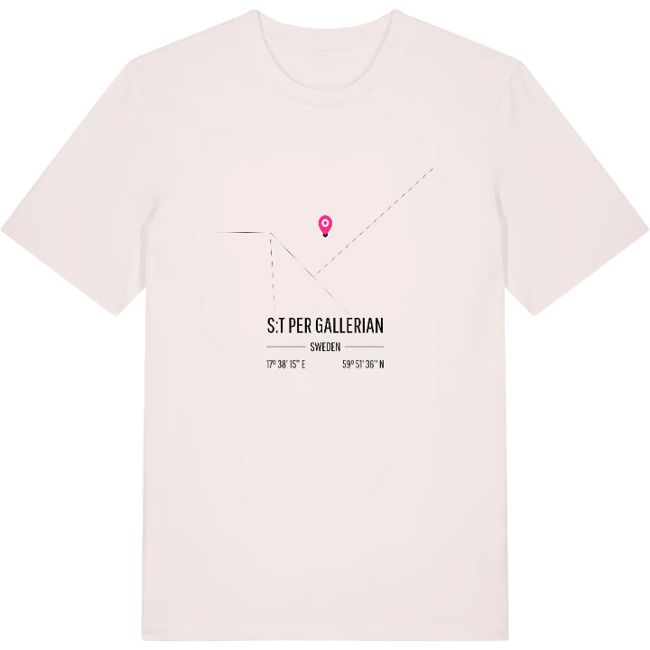 S:t Per Gallerian karta t-shirt – t-shirt från PinShirt
