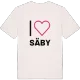 Jag älskar Säby t-shirt stort tryck