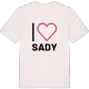 Jag älskar Sady t-shirt stort tryck