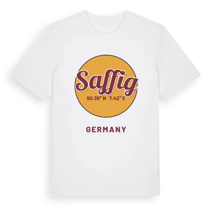 Saffig cirkel t-shirt – t-shirt från PinShirt