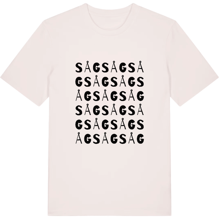 Såg ordlek t-shirt – t-shirt från PinShirt