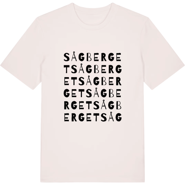 Sågberget ordlek t-shirt – t-shirt från PinShirt