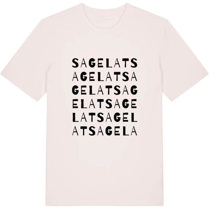 Sagelat ordlek t-shirt – t-shirt från PinShirt