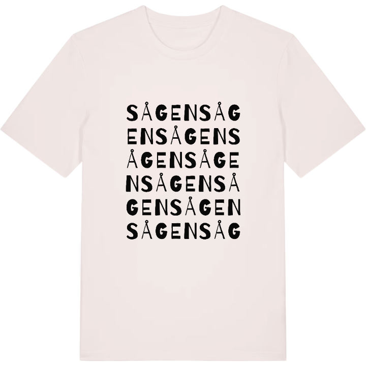 Sågen ordlek t-shirt – t-shirt från PinShirt