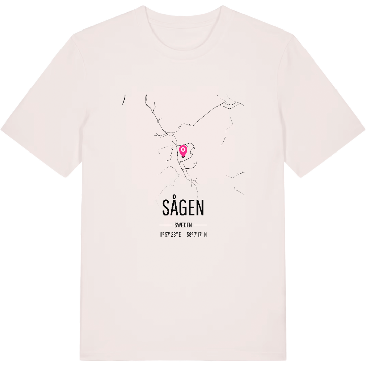 Sågen karta t-shirt – t-shirt från PinShirt
