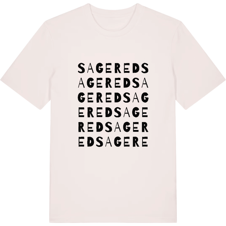 Sagered ordlek t-shirt – t-shirt från PinShirt