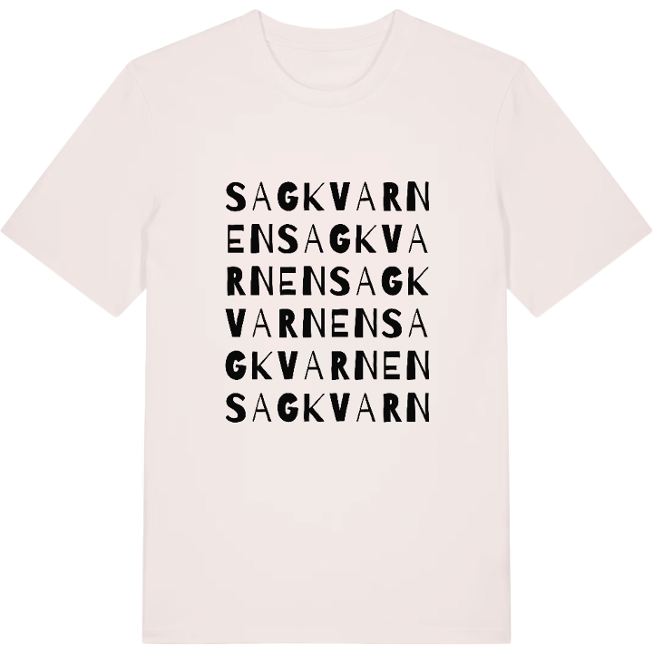 Sagkvarnen ordlek t-shirt – t-shirt från PinShirt