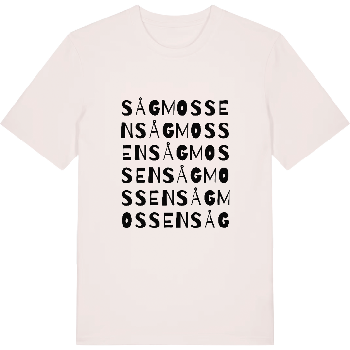 Sågmossen ordlek t-shirt – t-shirt från PinShirt