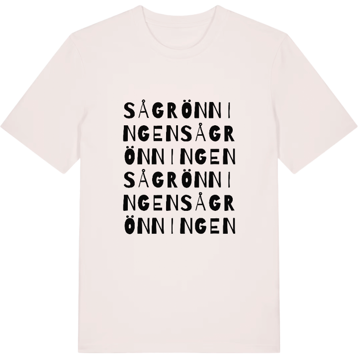 Sågrönningen ordlek t-shirt – t-shirt från PinShirt