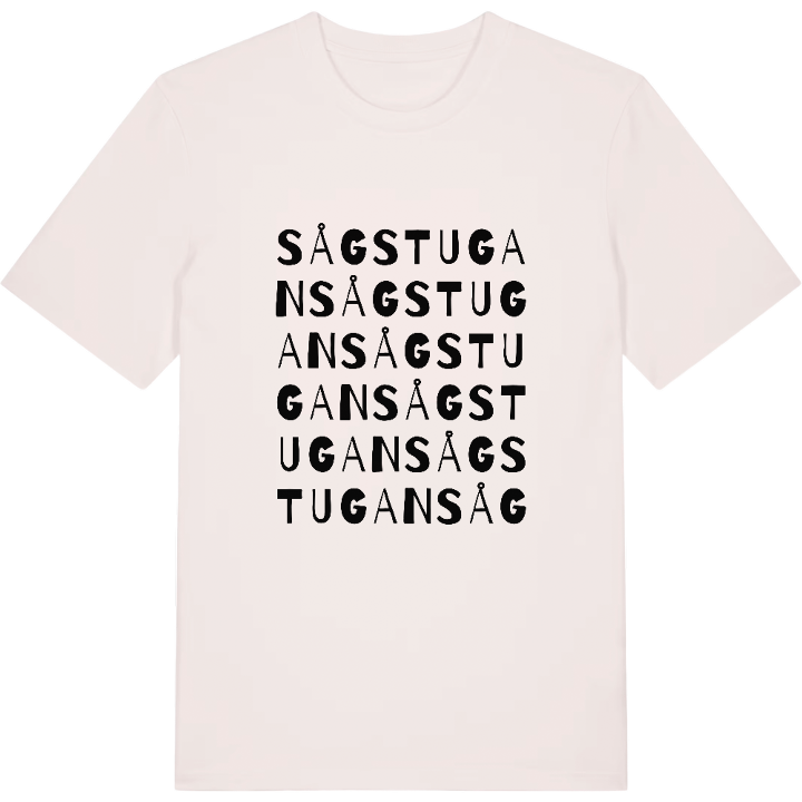Sågstugan ordlek t-shirt – t-shirt från PinShirt