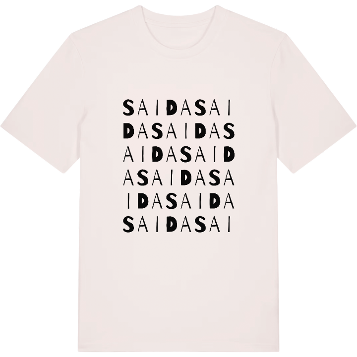 Saida ordlek t-shirt – t-shirt från PinShirt