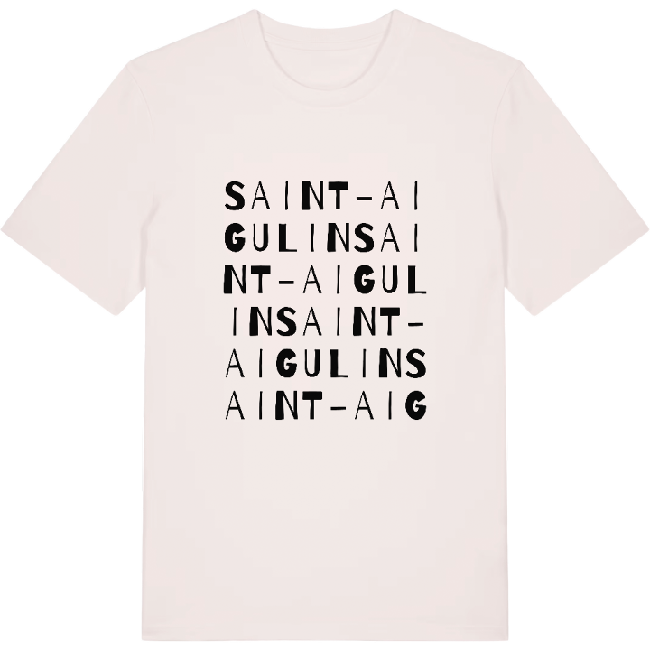 Saint-Aigulin ordlek t-shirt – t-shirt från PinShirt