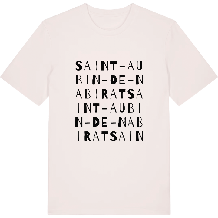 Saint-Aubin-de-Nabirat ordlek t-shirt – t-shirt från PinShirt