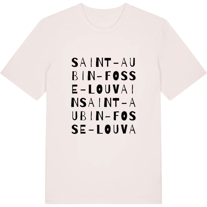 Saint-Aubin-Fosse-Louvain ordlek t-shirt – t-shirt från PinShirt