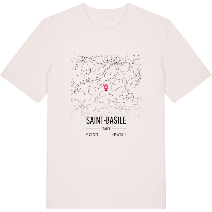 Saint-Basile karta t-shirt – t-shirt från PinShirt