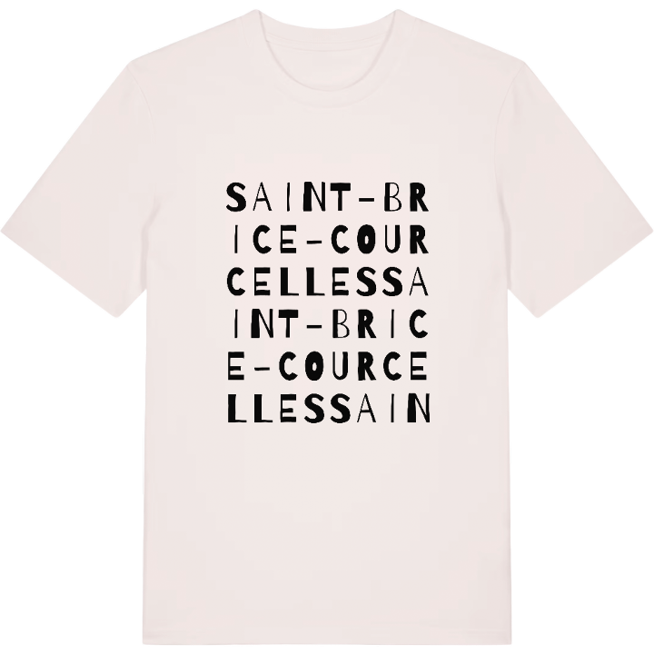Saint-Brice-Courcelles ordlek t-shirt – t-shirt från PinShirt