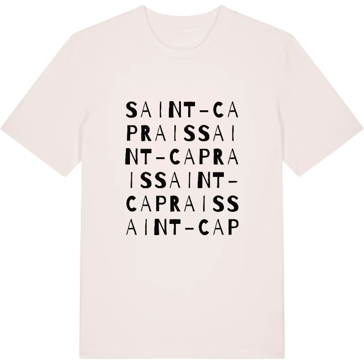 Saint-Caprais ordlek t-shirt – t-shirt från PinShirt
