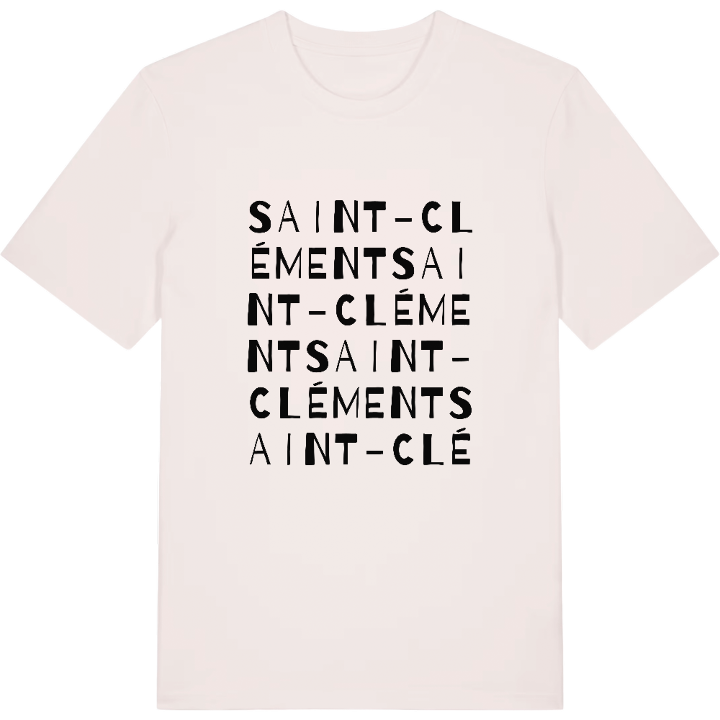 Saint-Clément ordlek t-shirt – t-shirt från PinShirt
