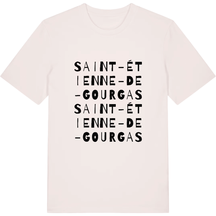 Saint-Étienne-de-Gourgas ordlek t-shirt – t-shirt från PinShirt