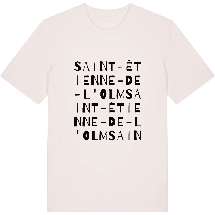 Saint-Étienne-de-l'Olm ordlek t-shirt – t-shirt från PinShirt