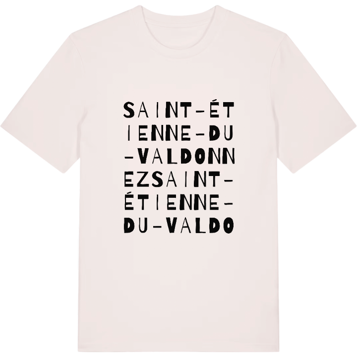 Saint-Étienne-du-Valdonnez ordlek t-shirt – t-shirt från PinShirt