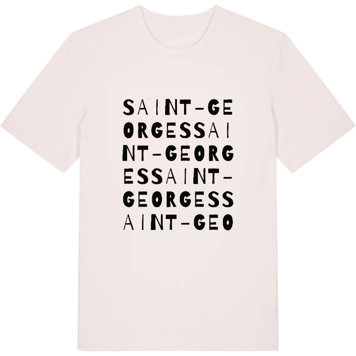 Saint-Georges ordlek t-shirt – t-shirt från PinShirt
