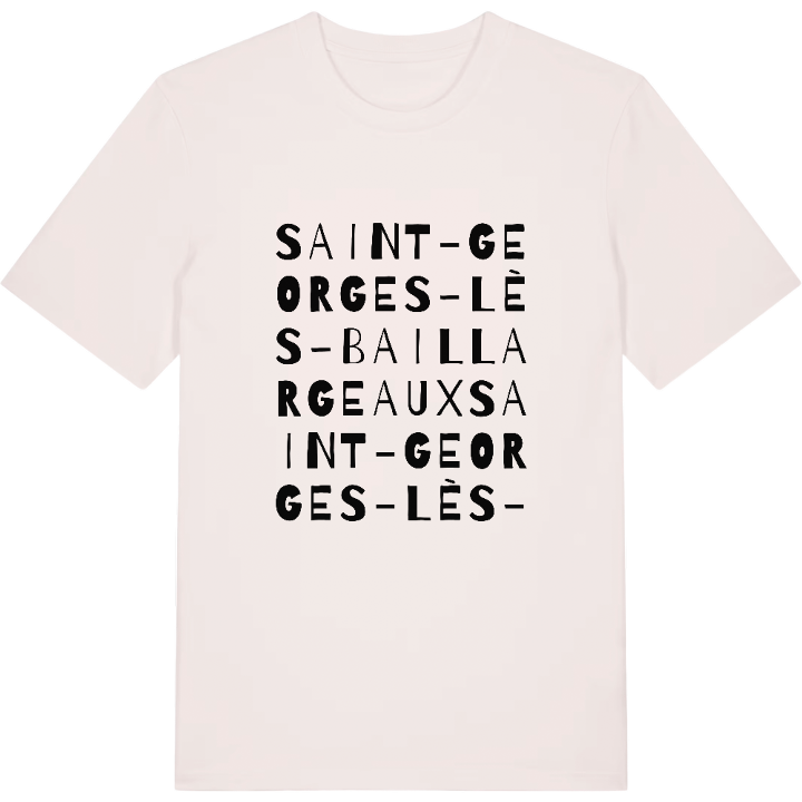 Saint-Georges-lès-Baillargeaux ordlek t-shirt – t-shirt från PinShirt