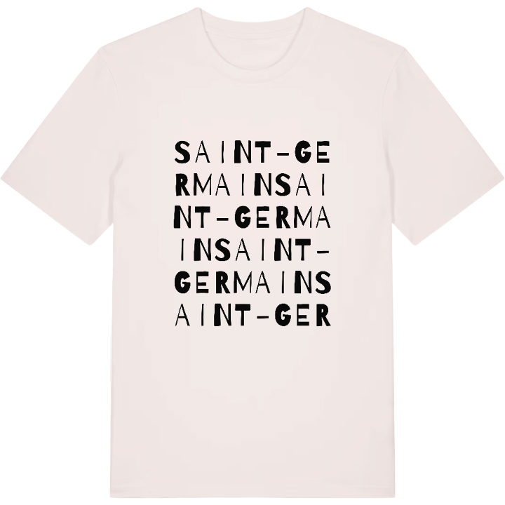 Saint-Germain ordlek t-shirt – t-shirt från PinShirt