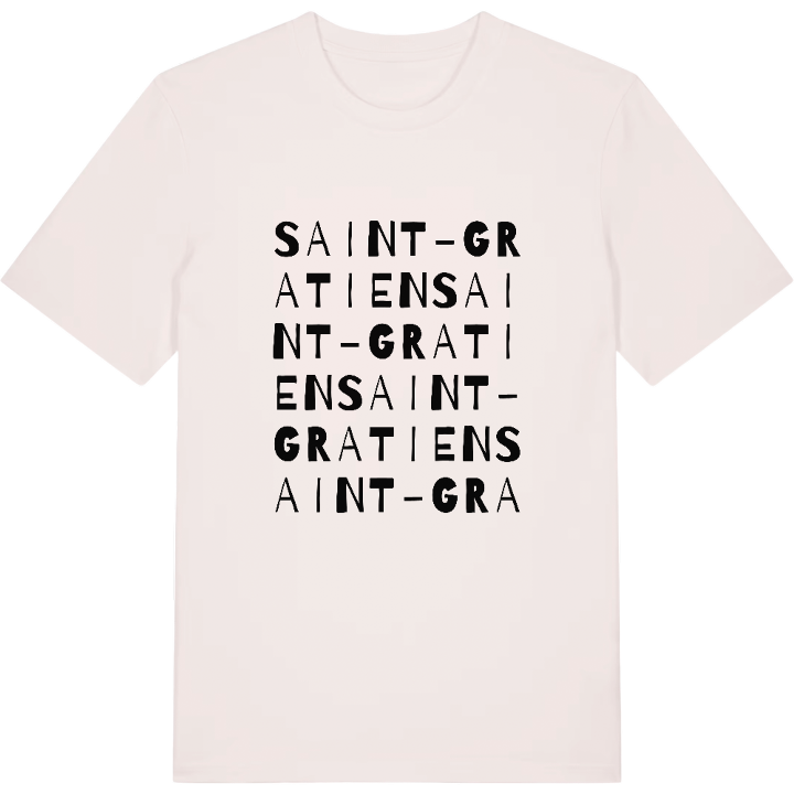 Saint-Gratien ordlek t-shirt – t-shirt från PinShirt
