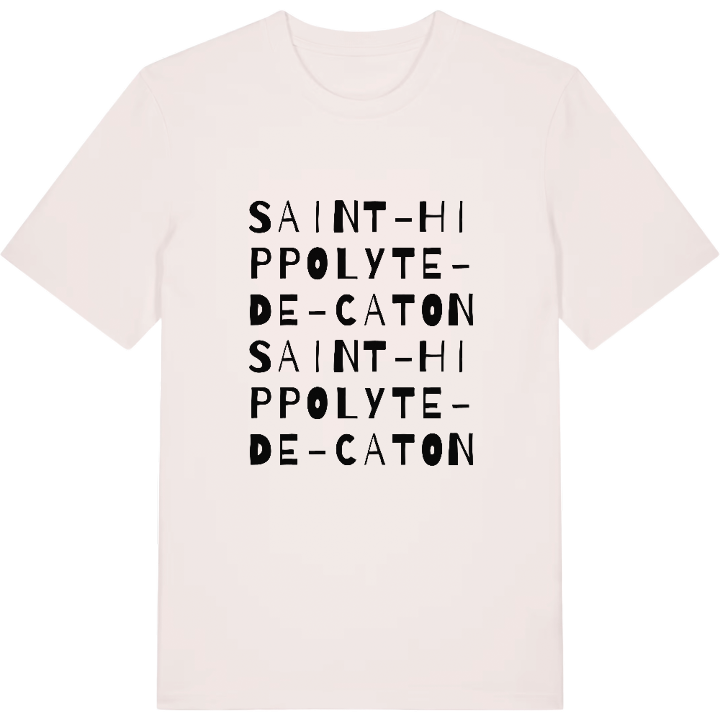 Saint-Hippolyte-de-Caton ordlek t-shirt – t-shirt från PinShirt