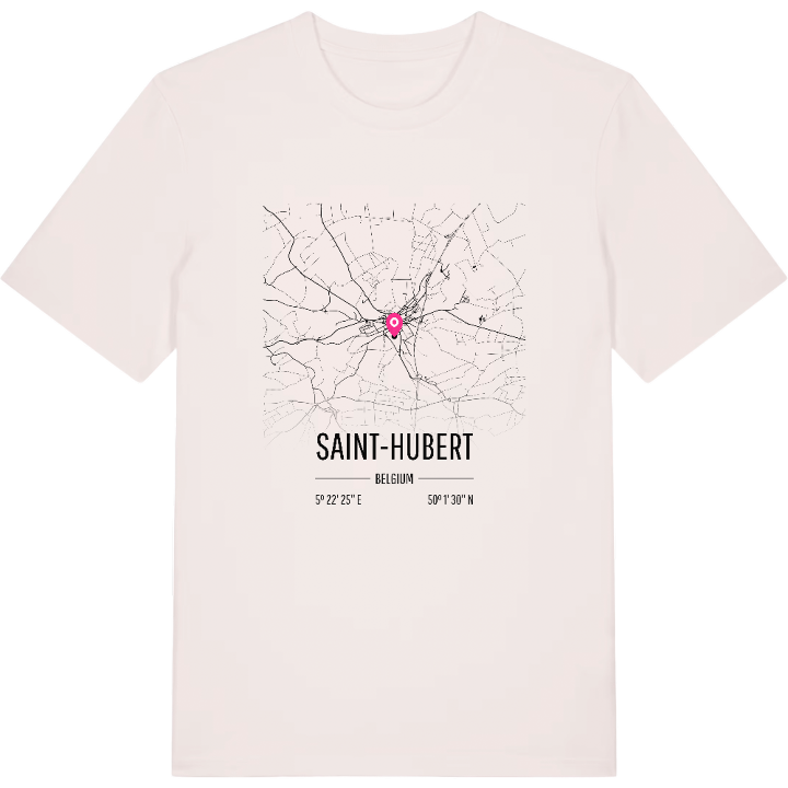 Saint-Hubert karta t-shirt – t-shirt från PinShirt