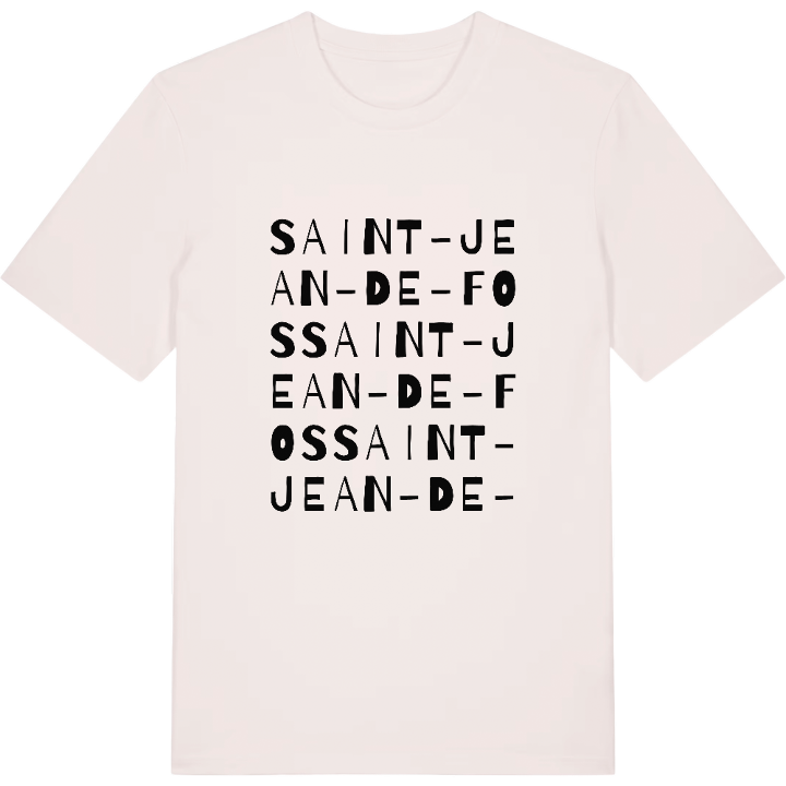 Saint-Jean-de-Fos ordlek t-shirt – t-shirt från PinShirt