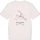 Saint-Jean-de-Maurienne karta t-shirt