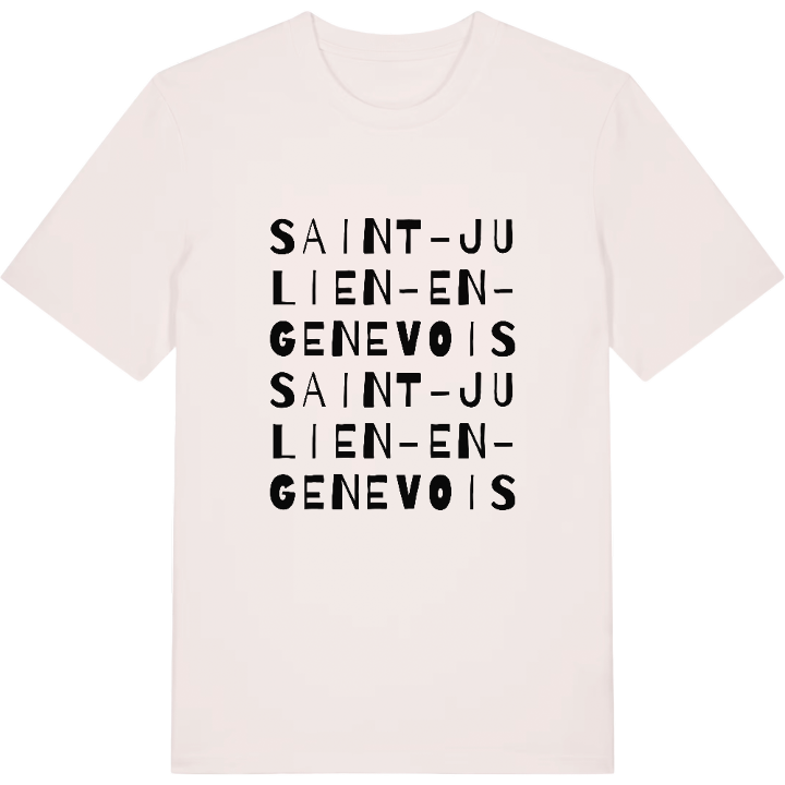 Saint-Julien-en-Genevois ordlek t-shirt – t-shirt från PinShirt