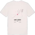 Saint-Laurent karta t-shirt