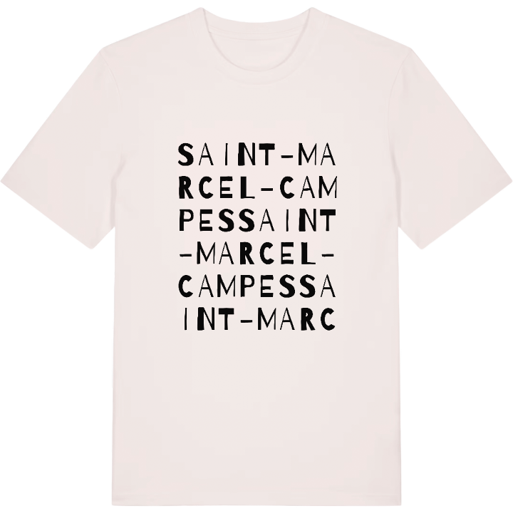 Saint-Marcel-Campes ordlek t-shirt – t-shirt från PinShirt