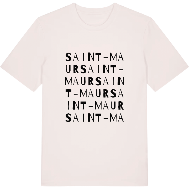 Saint-Maur ordlek t-shirt – t-shirt från PinShirt
